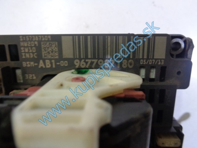 modul bsm na citroen c4 1,6hdi, 9677987180